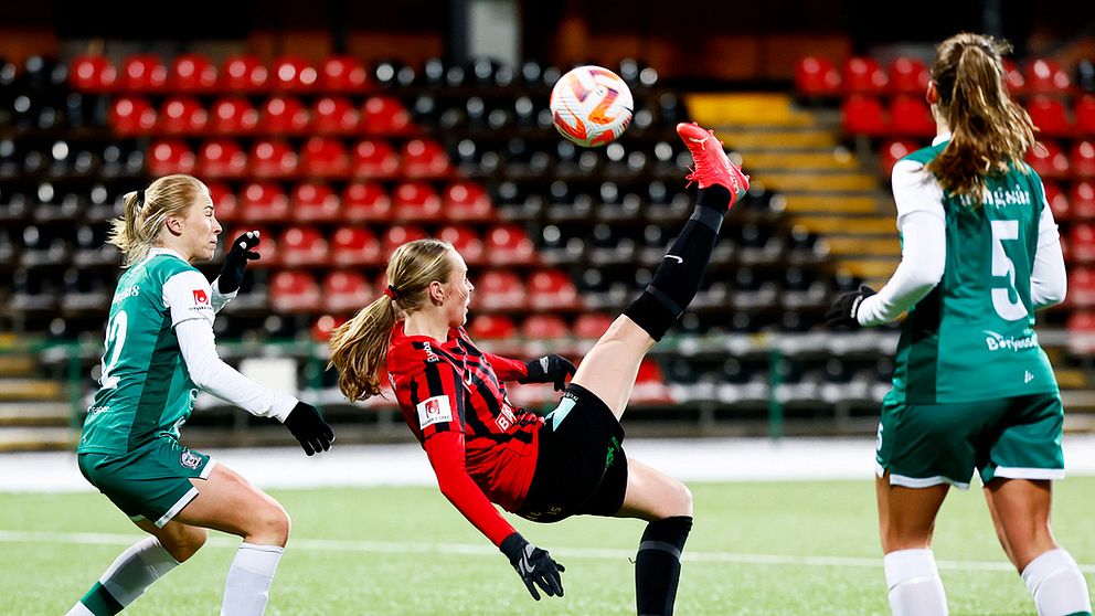 Fotboll BP körde över Alingsås spelar i damallsvenskan 2025 SVT Sport