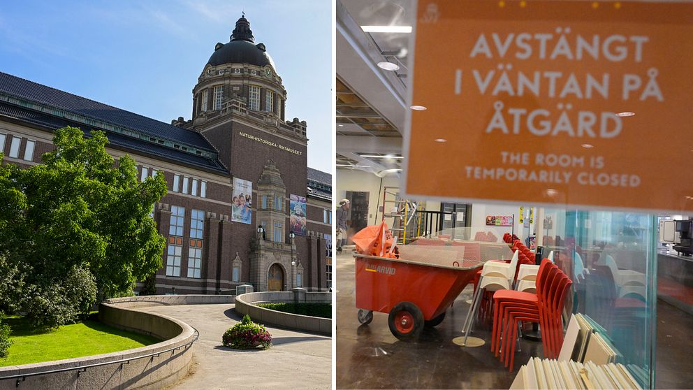 Naturhistoriska riksmuseet stängt i väntan på renovering