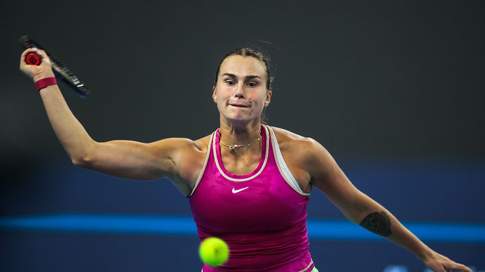 Aryna Sabalenka fick en flygande start på WTA-slutspelet i Mexiko.