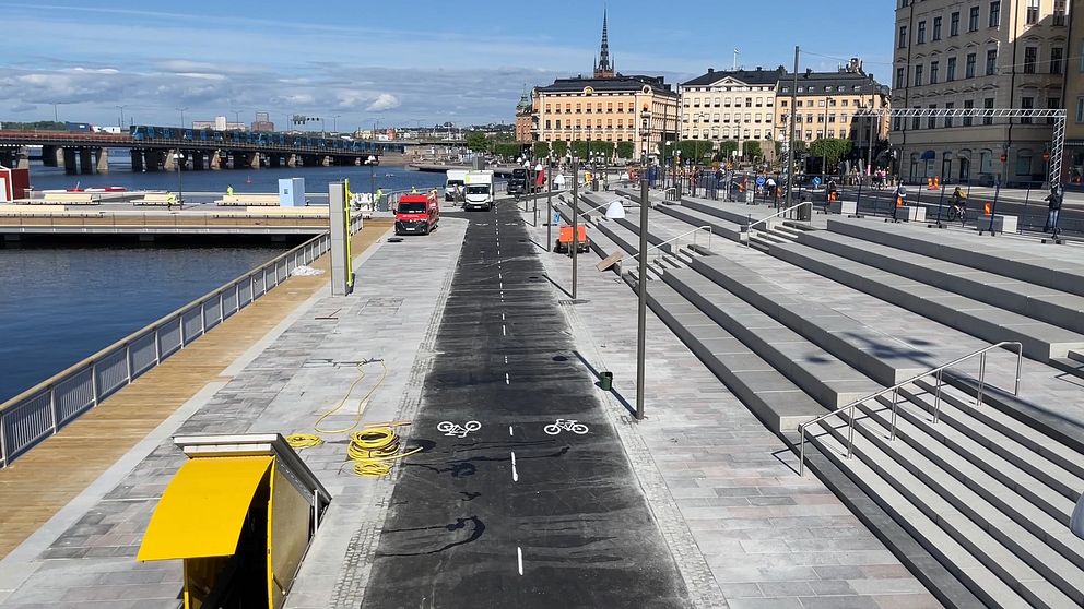 Ny cykelbana mellan Södermalm och Gamla stan.