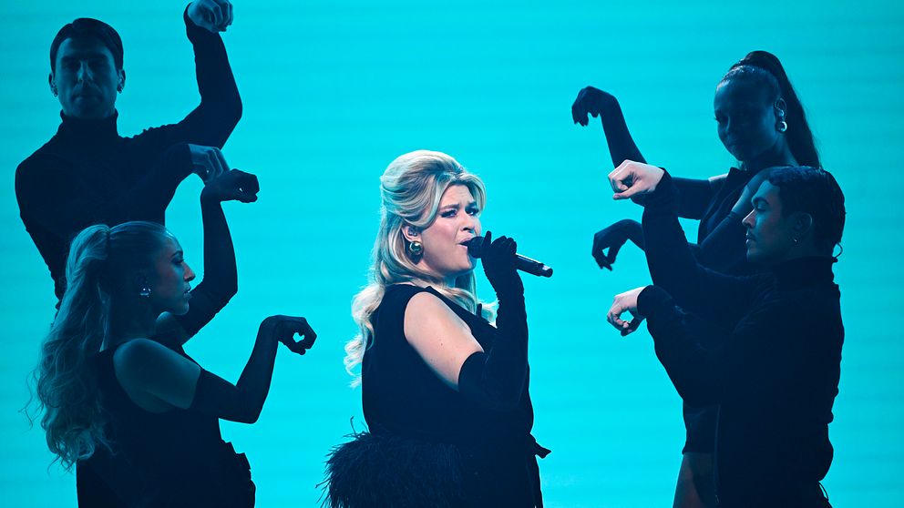 Linnea Henriksson i Melodifestivalen.