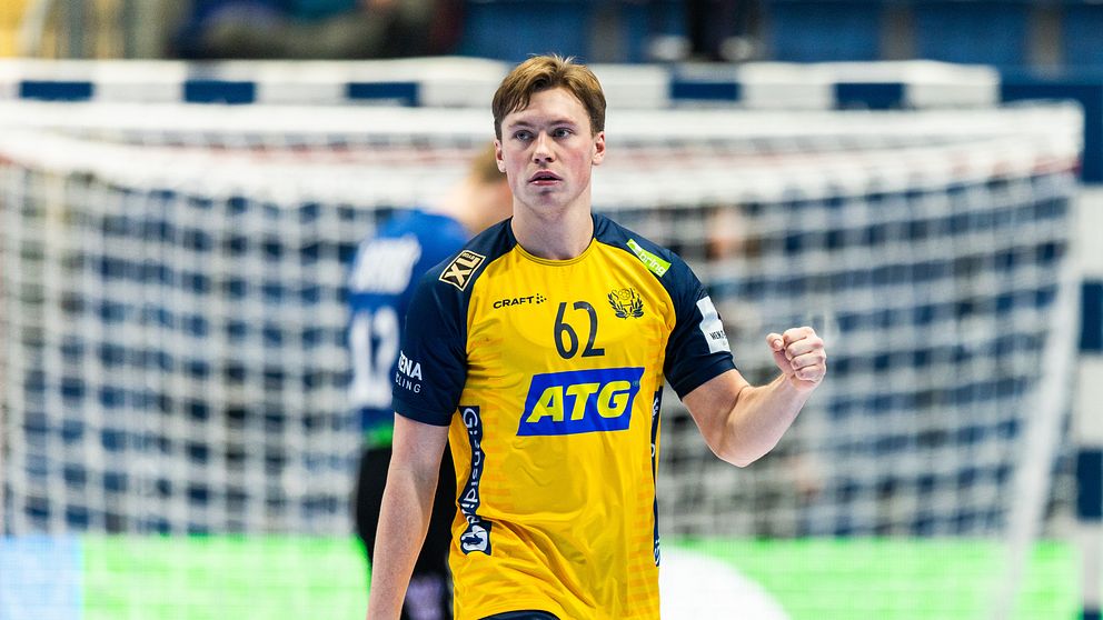 Handbollsspelaren Valter Chrintz.