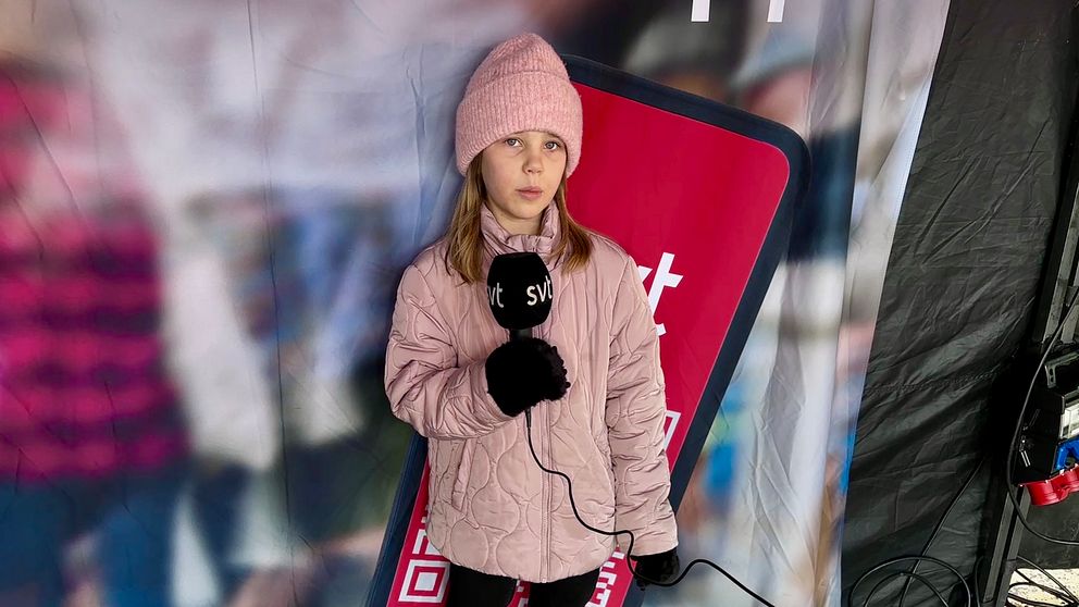 Här testar barn på att vara SVT-programledare | SVT Nyheter