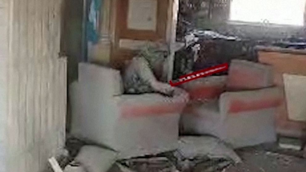 Video som uppges visa Hamasledaren Yahya Sinwar innan han dödas av IDF