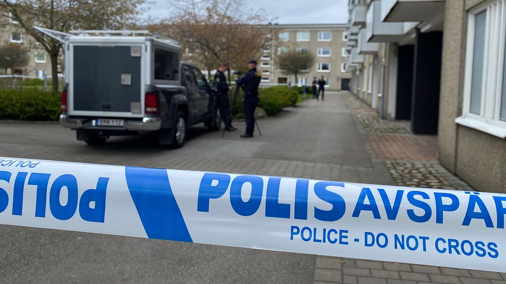 En explosion inträffade i ett trapphus i Helsingborg på måndagseftermiddagen.