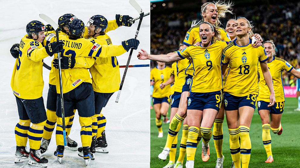 Junior-VM och svenska damlandslaget i fotboll.