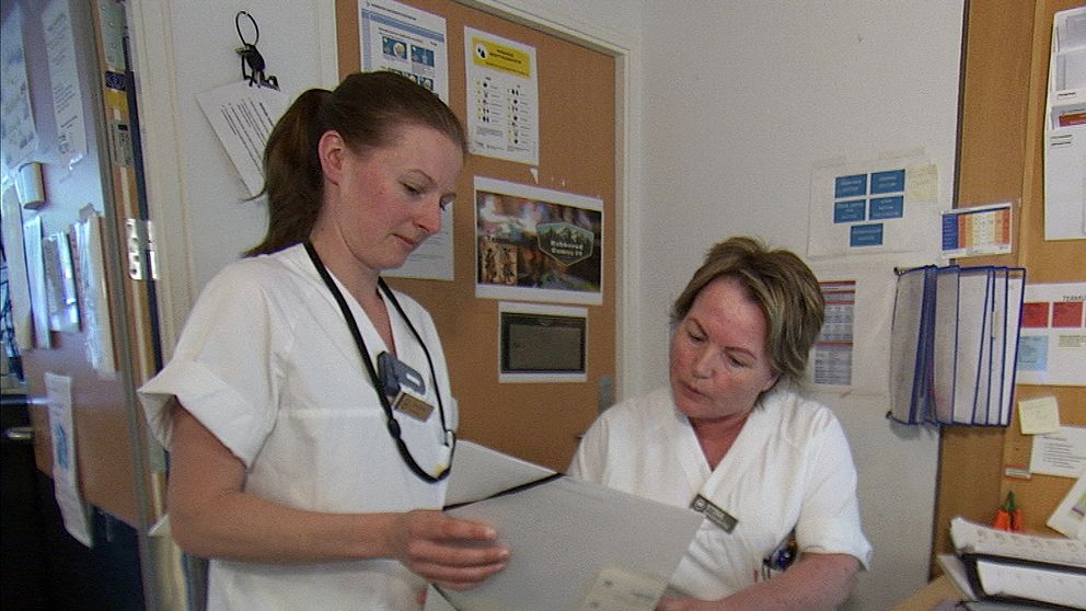 Svenska sjuksköterskor på jobbet i Norge