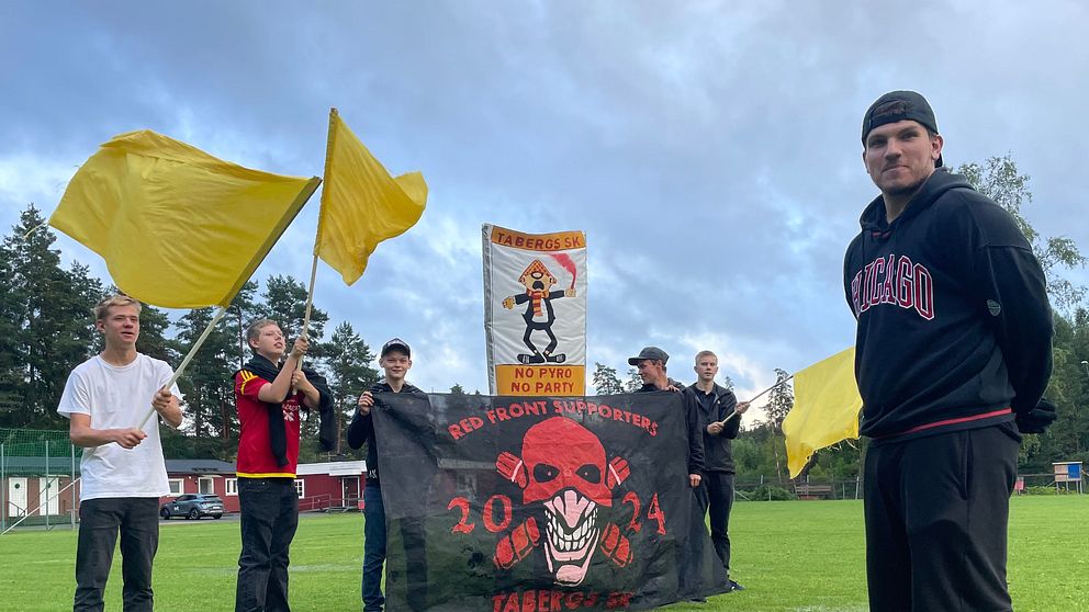 Red front supporters bildades till den här säsongen i Taberg.