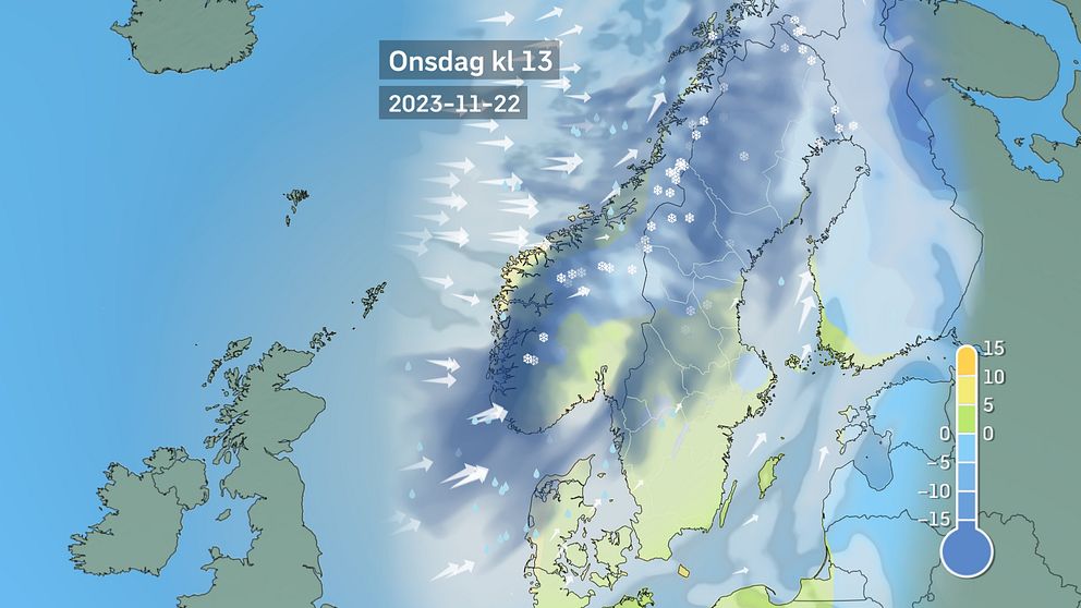 Vädervarning över Dalarna – snöfall kan ställa till det i trafiken ...