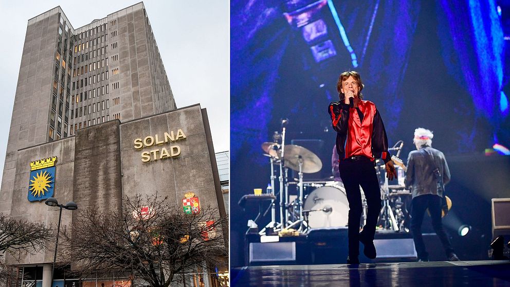 Solna stad och Mick Jagger