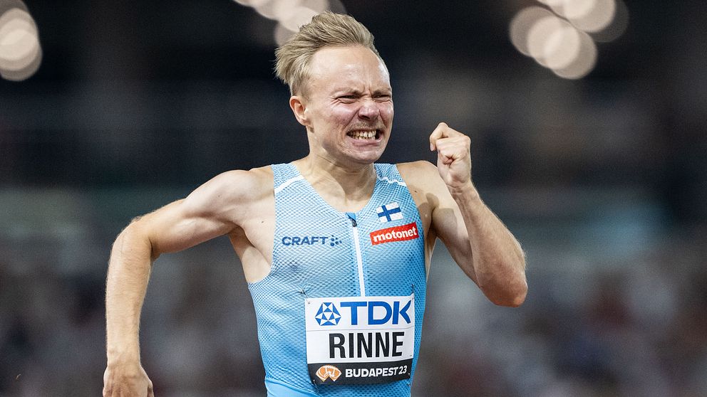 Joonas Rinne kan nu titulera sig finländsk rekordhållare på 1500 meter.