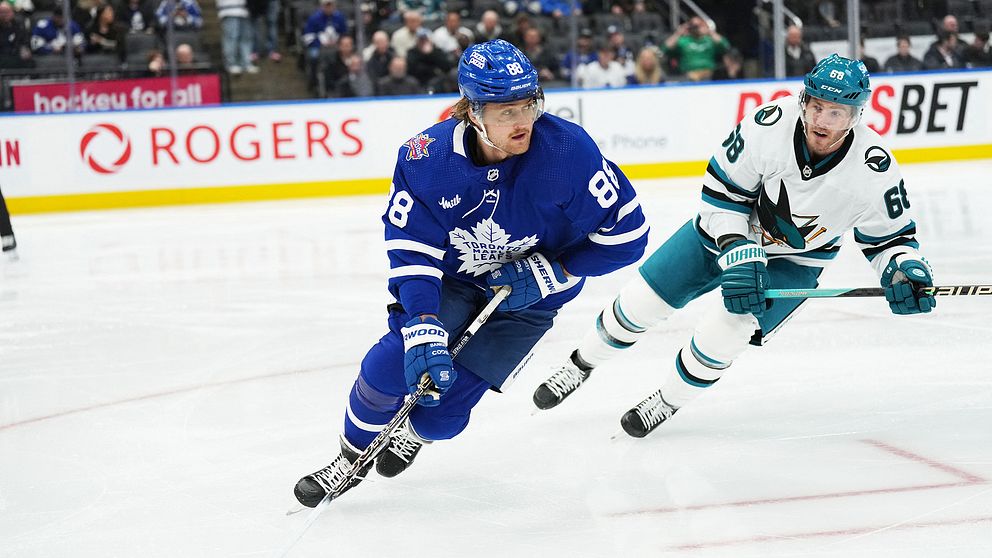 Het William Nylander mot San Jose