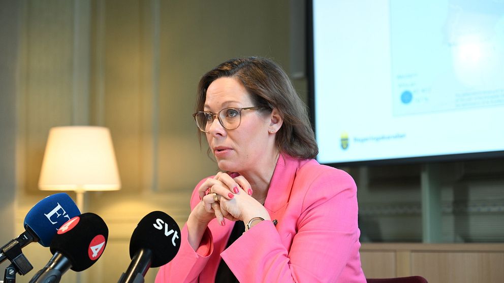 Migrationsminister Maria Malmer Stenergard (M)