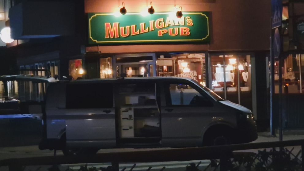 Mulligans pub i Sandviken.