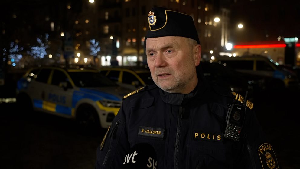 Niclas Hallgren, biträdande regionpolischef i Bergslagen till SVT Nyheter.