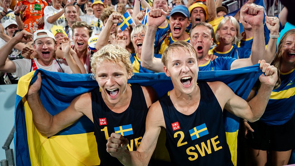 David Åhman och Jonathan Hellvig.
