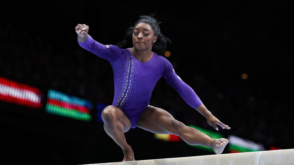 Simone Biles står för mäktig bomserie: ”Wow”