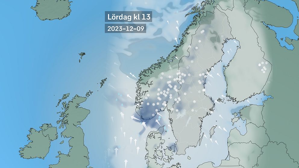 Vädret kommande dagar