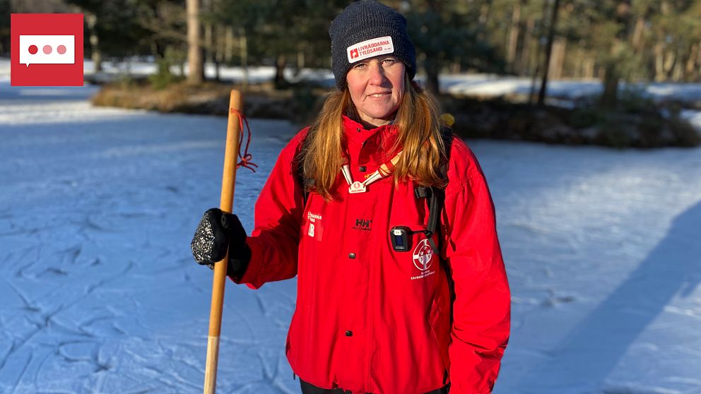 Louise Brädde, livräddningssällskapet, SLS, issäkerhet, is, vatten, kyla, frost, vinter, att tänka på när man ger sig ut på isen, vad ska jag tänka på när jag ger mig ut på isen?.