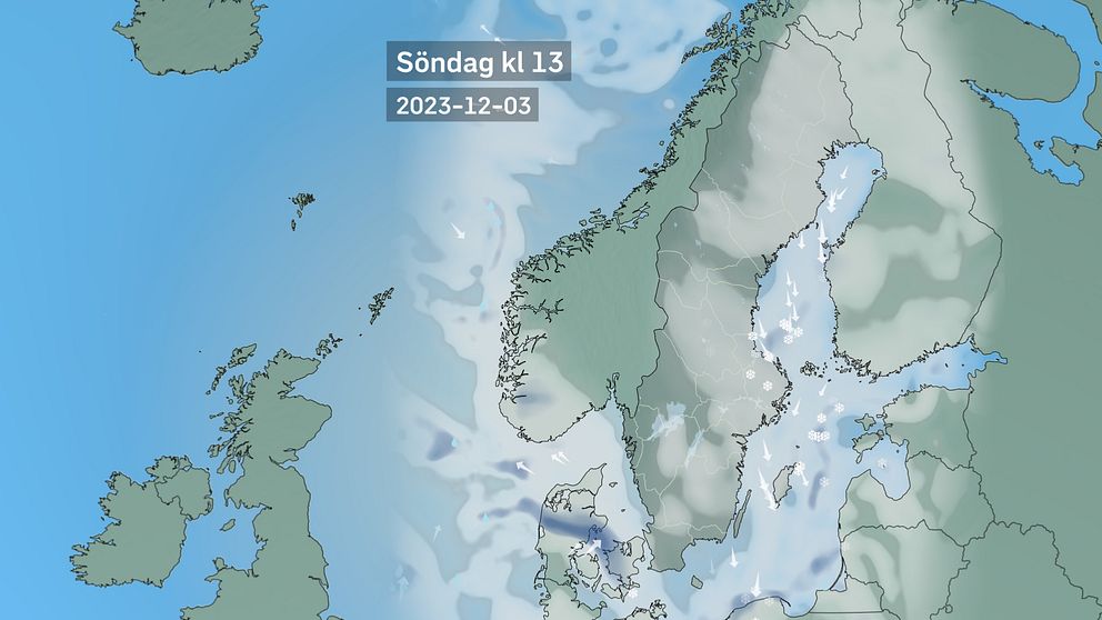 Vädret kommande dagar