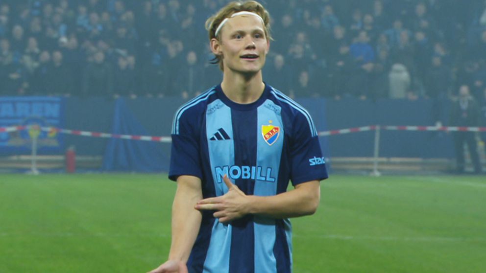 Tobias Gulliksen riktade en gest mot AIK-publiken efter segern på straffar