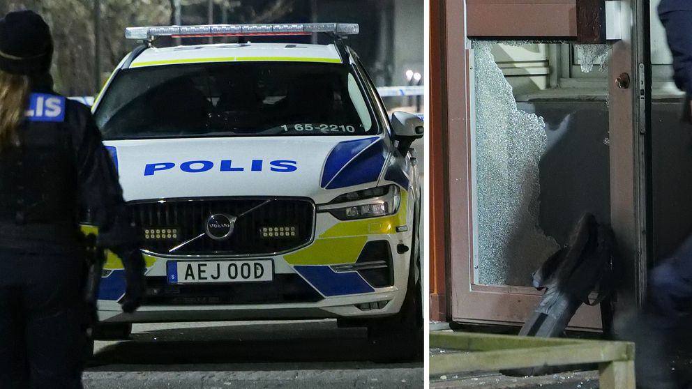 Explosion i trappuppgång i Malmö