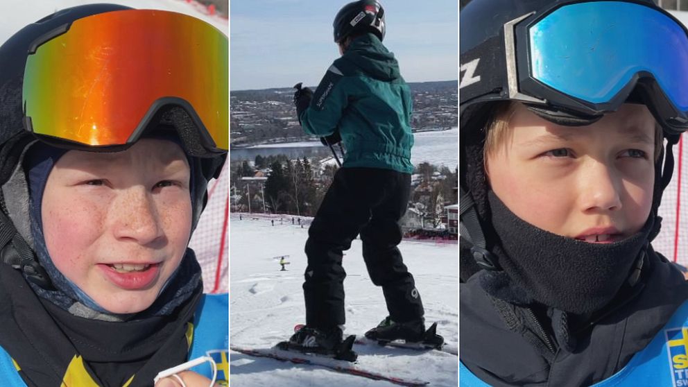 Fjärdeklassare i Östersunds kommun får lära sig att åka skidor.
