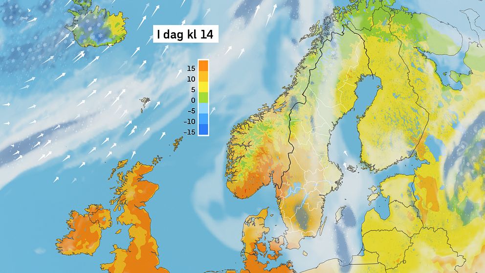 Vädret kommande dagar