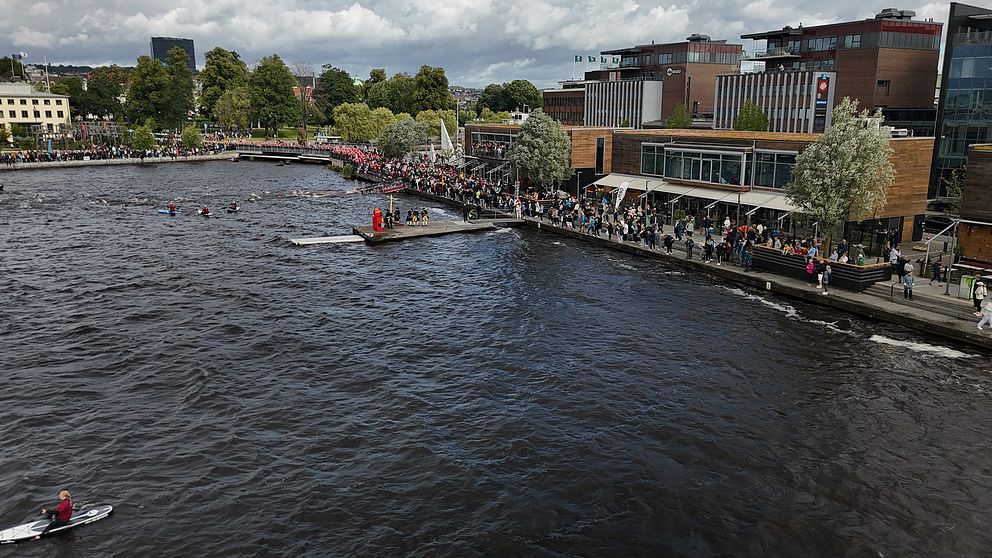 Ironmans simningsdel.