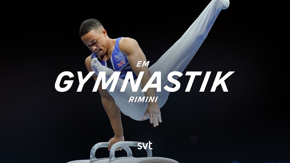 EM i artistik gymnastik från Rimini, Italien. Dags för herrarnas individuella grenfinaler: fristående, bygelhäst och ringar – Grenfinaler herrar