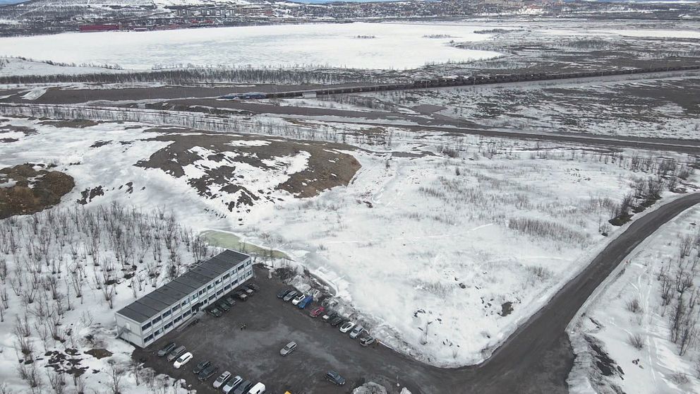 platsen för Viscariagruvan från luften