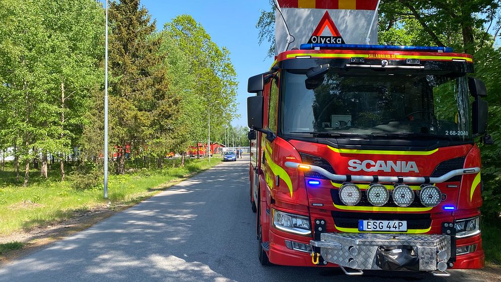 Det var ett stort räddningspådrag efter att ännu en gasbuss exploderat i Nybro på torsdagen.