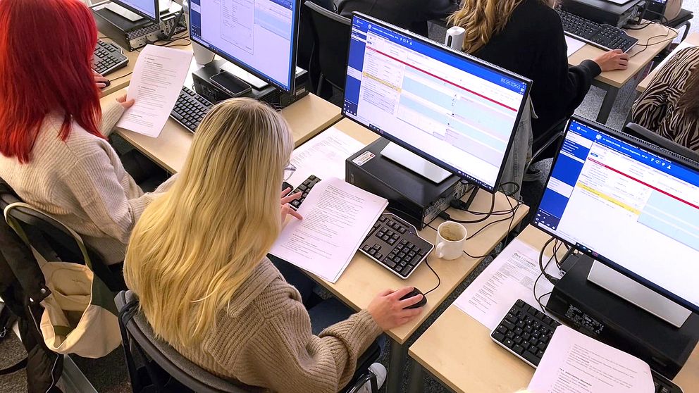 personer vid dataskräm