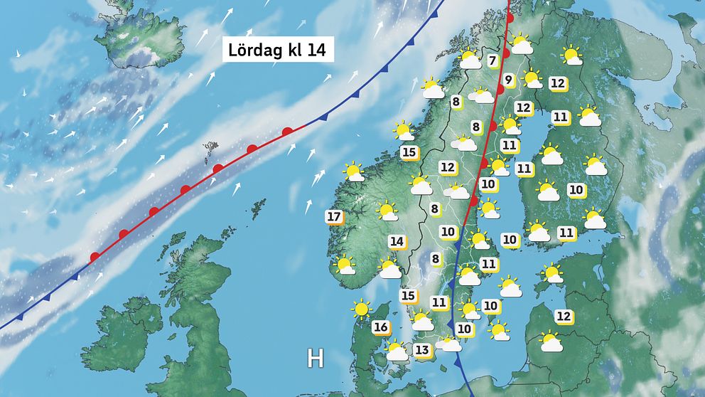 Vädret i morgon