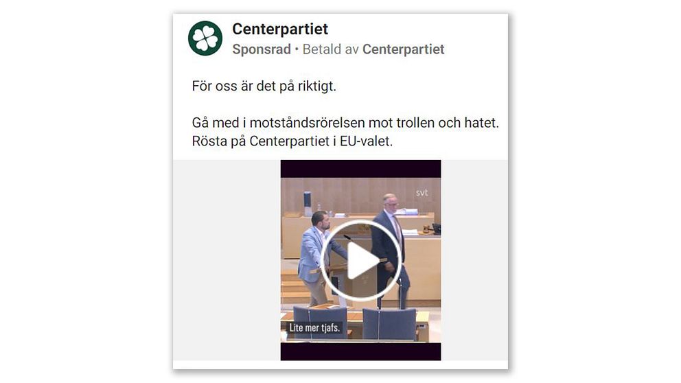 C-annons i sociala medier