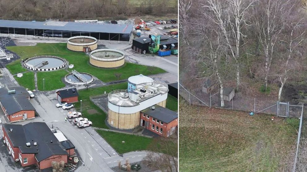 Avloppsreningsverket i Kävlinge där en kommunchef byggde en hundrastgård till sin hund.