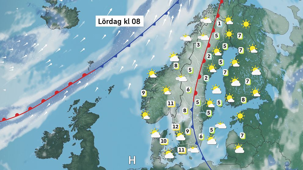 Vädret imorgon förmiddag