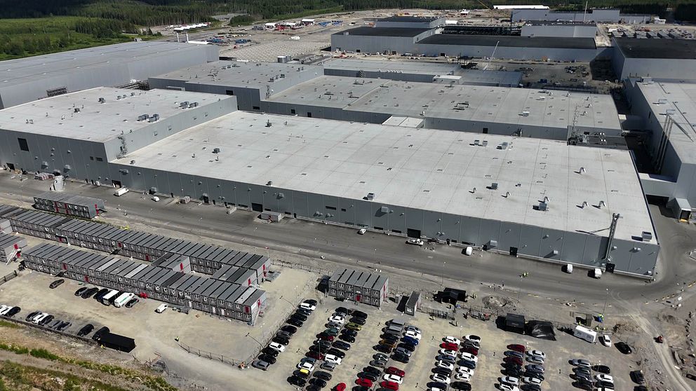 Northvolts batterifabrik i Skellefteå