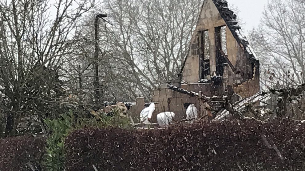mörbylånga nedbrunet hus