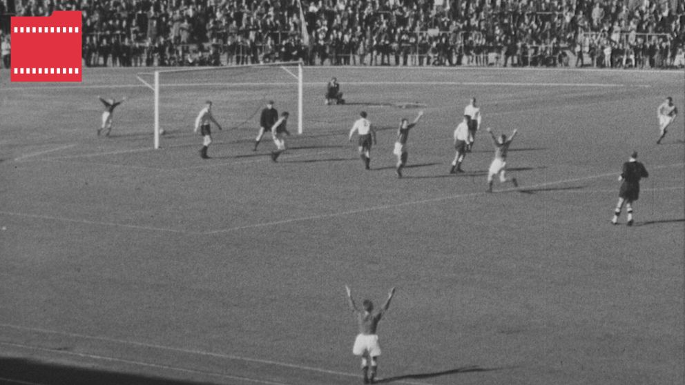 Bilder från MFF-IFK Göteborg 1958