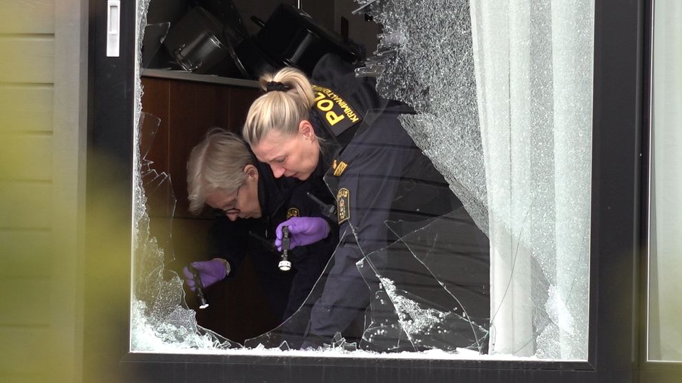 Rån, Glasberga, polis, blåljus, Södertälje