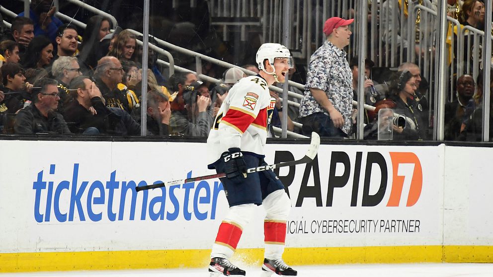 Gustav Forsling avgjorde för Florida Panthers.