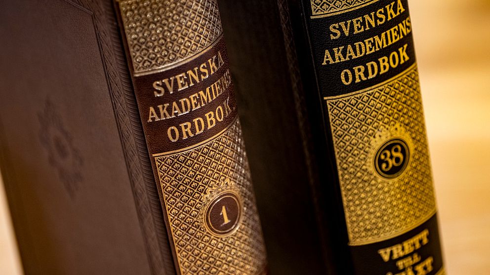 Nu är samtliga band av Svenska Akademiens ordbok (SAOB) klara. Arkivbild.
