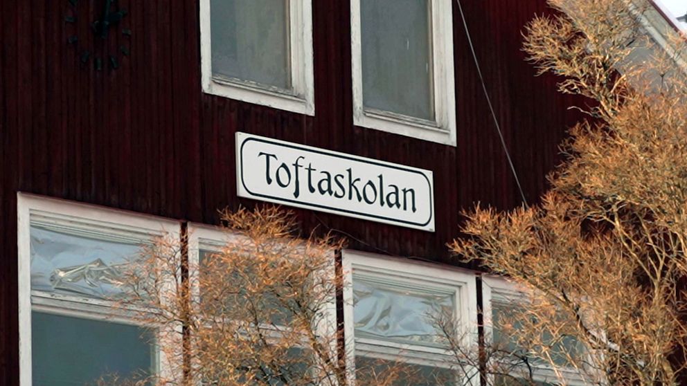 Fasaden på Toftaskolan