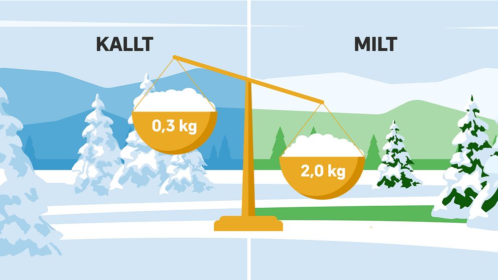 Snöns vikt