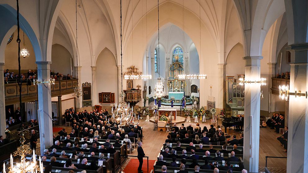 Sven-Göran Erikssons begravning i Torsby.
