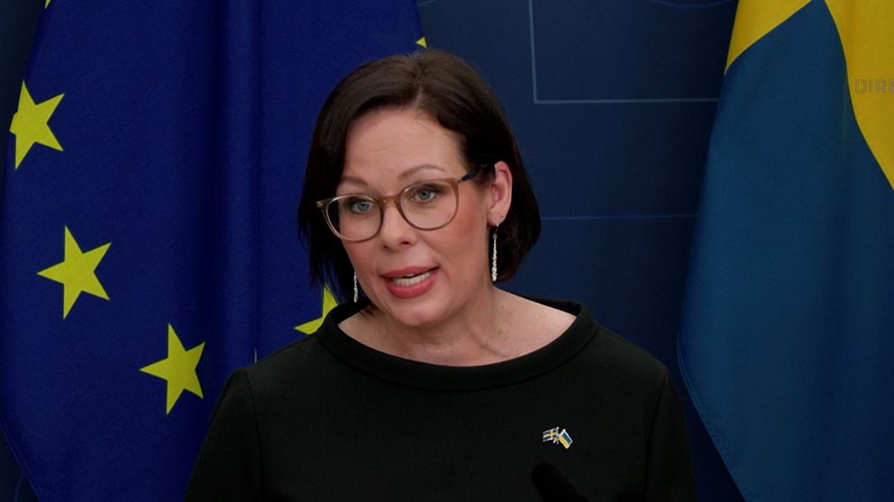 Maria Malmer Stenergard (M) första ord som utrikesminister.
