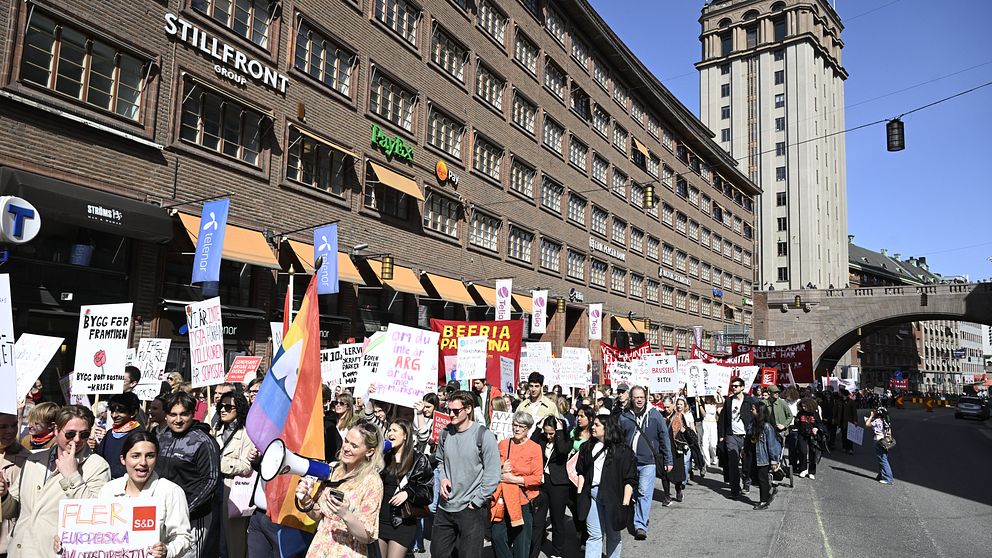 demonstration i stockholm