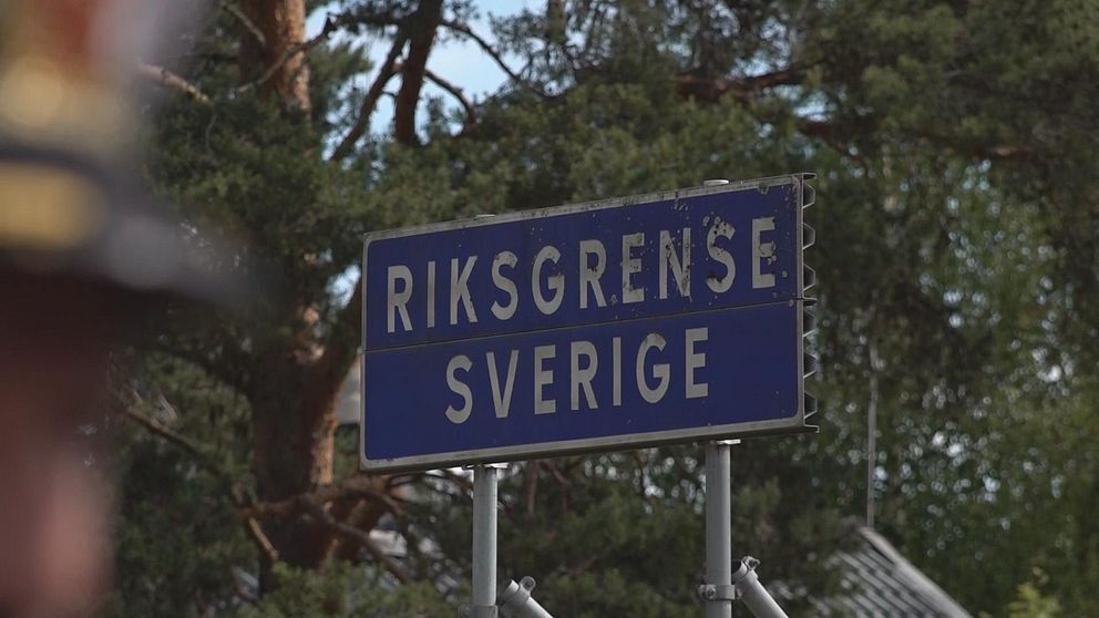 En bild från norsk-svenska riksgränsen.
