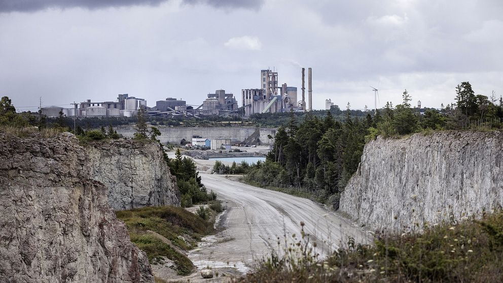 Heidelberg Materials kalkbrott i Slite på Gotland